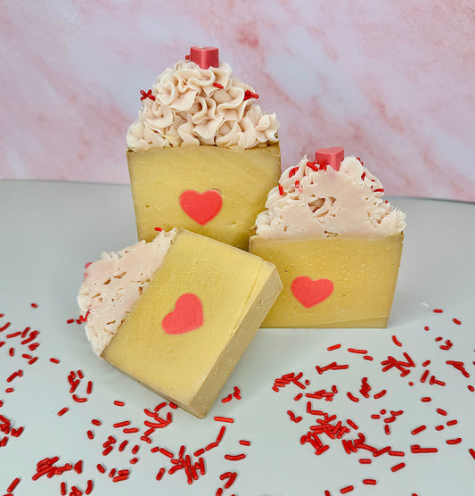 Valentines Cupcake Artisan Soap